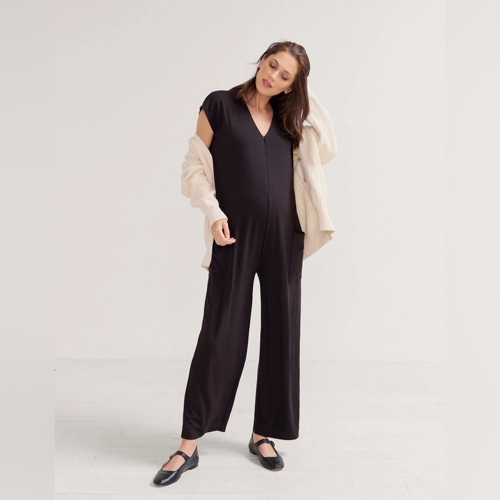 Hatch Charlotte Black Jumpsuit